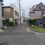 南側道路(外観)